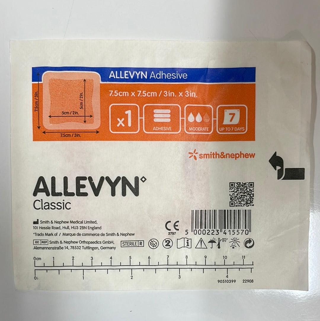 Allevyn 7.5cm x 7.5cm / 3in. x 3in.