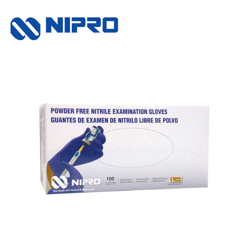 preparar Humedal básico Guantes nitrile NIPRO – Rehab Medical Shop