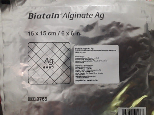 Biatain Alginate Ag 6 in x 6 in